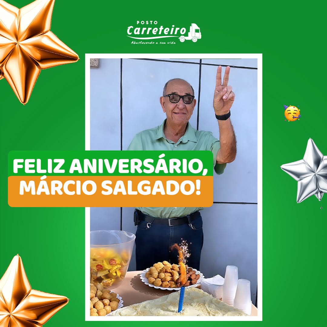 Feliz aniversário, Márcio Salgado!